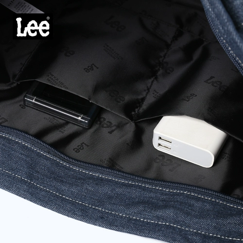 Lee, джинсовая сумка через плечо, вместительный и большой шоппер, сумка на одно плечо, сумка подмышку