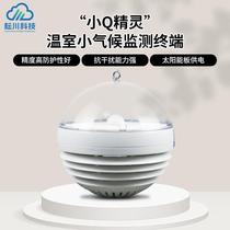 Greenhouse small weather station multi-element integrated micro-meteorometer greenhouse temperature humidity and light intensity weather monitoring station