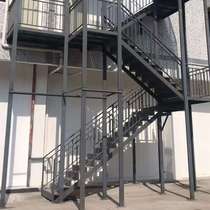 Steel structure staircase price undertaking project welding outdoor community renovation project finished product staircase