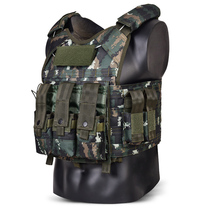 Quick-release tiger spot tactical vest multi-functional steel wire plate bullet-proof and stab-proof vest portable special combat equipment lightweight
