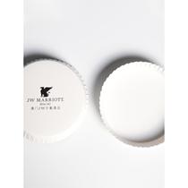 Disposable hotel room paper cup lids commercial bar KTV club advertising cup lids custom printing