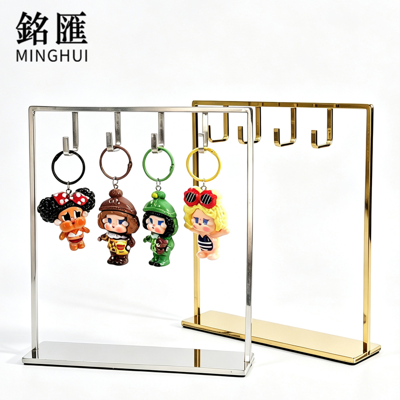 Stainless Steel Jewelry Display Stand Necklace Bracelet Hanger Window Jewelry Display Rack Keychain Pendant Display Stand Stainless Steel Jewelry Display Stand Necklace Bracelet Hanger Window Jewelry Display Rack Keychain Pendant Display Stand