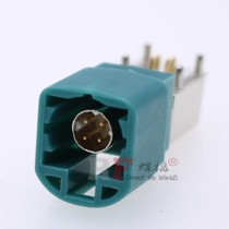 LVDS4P bend male head 90-degree socket car universal 90-degree plugboard type HSD180 degree plugboard public seat