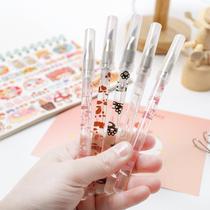 Cute handbook pen knife paper cutting knife and pen knife cutting sticker tape portable pen-type cat claw carving knife and pen