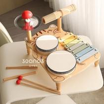 Childrens drum set baby music toy art percussion instrument boy girl gift 1-3 years old %