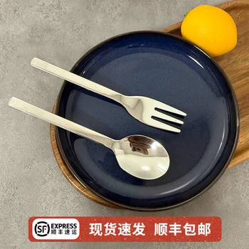 Foreign trade 18-10 stainless steel high-end premium fork spoon set three fork three spoons