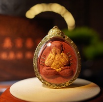 Mantra Taibao Long Phor Jue Sixteen Gold Pagoda Твердый двусторонний кулон Орнамент Видеозапись