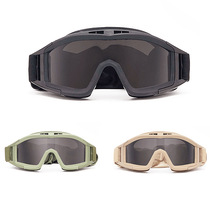 Outdoor tactical glasses Desert Locust military fan goggles CS anti-impact sports unisex bulletproof glasses