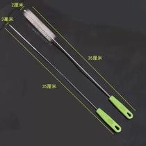 Small brush straw brush slender water pipe brush test tube brush straw brush cleaning brush soft-bristled extended brush custom-made