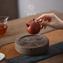 Qifengju Han Dynasty tiled section clay pot tray water storage dry bubble tray Kungfu tea set household tea table tea set accessories