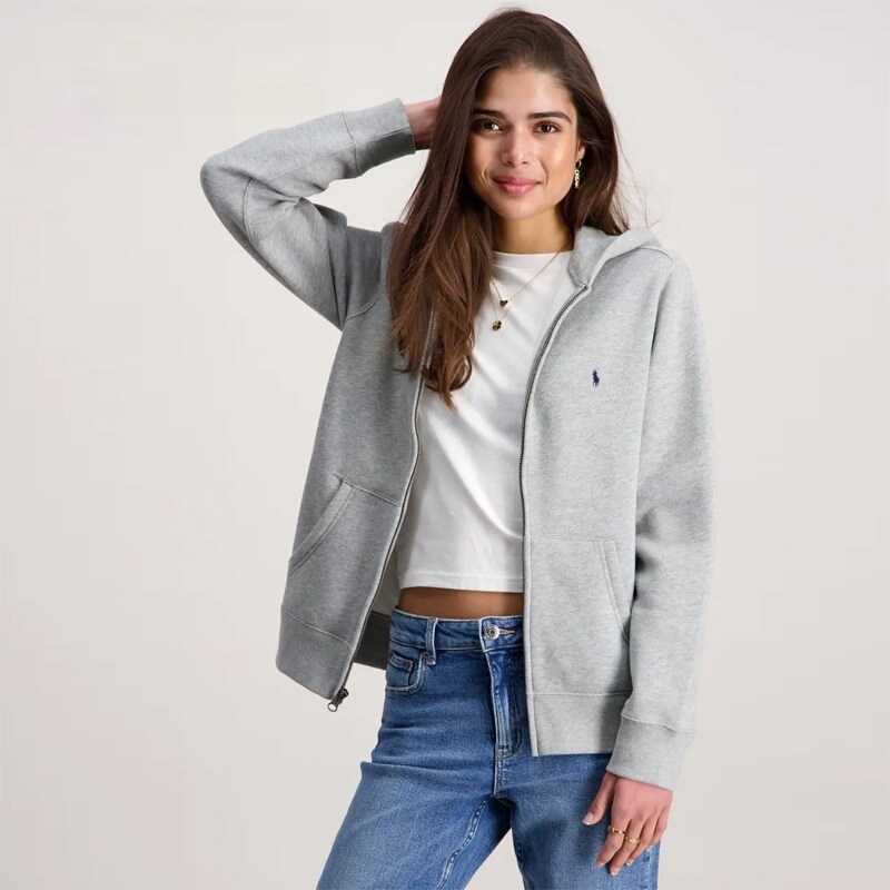 American-Style Polo Embroidered Heavyweight Air Layer Sweatshirt for Men and Women, Couple Wear, Trendy Brand Hooded Cardigan, Spring and Autumn American-Style Jacket American-Style Polo Embroidered Heavyweight Air Layer Sweatshirt for Men and Women, Couple Wear, Trendy Brand Hooded Cardigan, Spring and Autumn American-Style Jacket