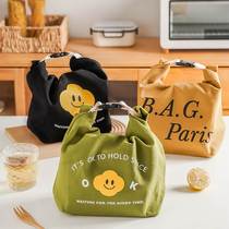 Japanese lunch bag insulation bag lunch box bag with rice tote bag lunch bag rice pocket waterproof canvas bag lunch bag