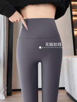 Woodpecker Shark Pants Womens Summer Thin 2024 New Outerwear High Waist Hip Lifting Yoga Pants Fitness Ice Silk Barbie