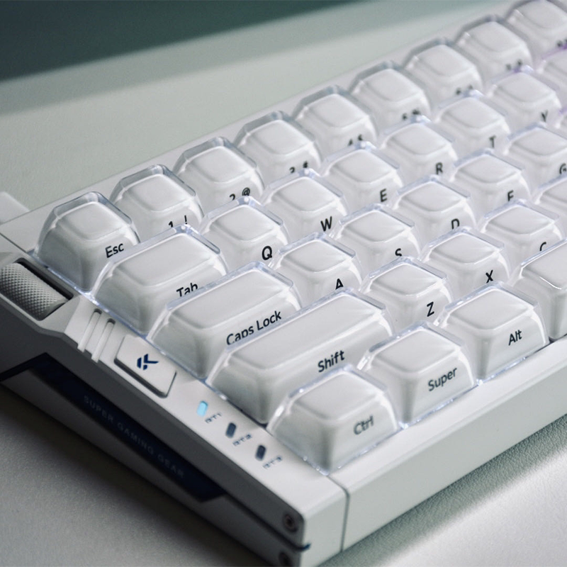Xvx Crystal Jelly 2.0 Keycaps Magnetic Switch Mechanical Keyboard Keycaps Side-Engraved Pc Thickened Mda Mage Ace68