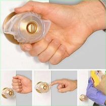 Handle glove round lock cover protective cover ball lock anti-collision suite door lock luminous door handle glove unlocking anti-slip