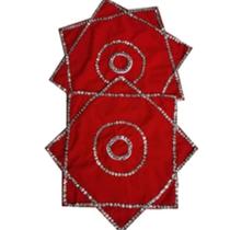 Professional high-quality linen sequin handkerchief flower grade examination skills dance octagonal scarf two-person turn Northeastern Yangsheng singers handkerchief