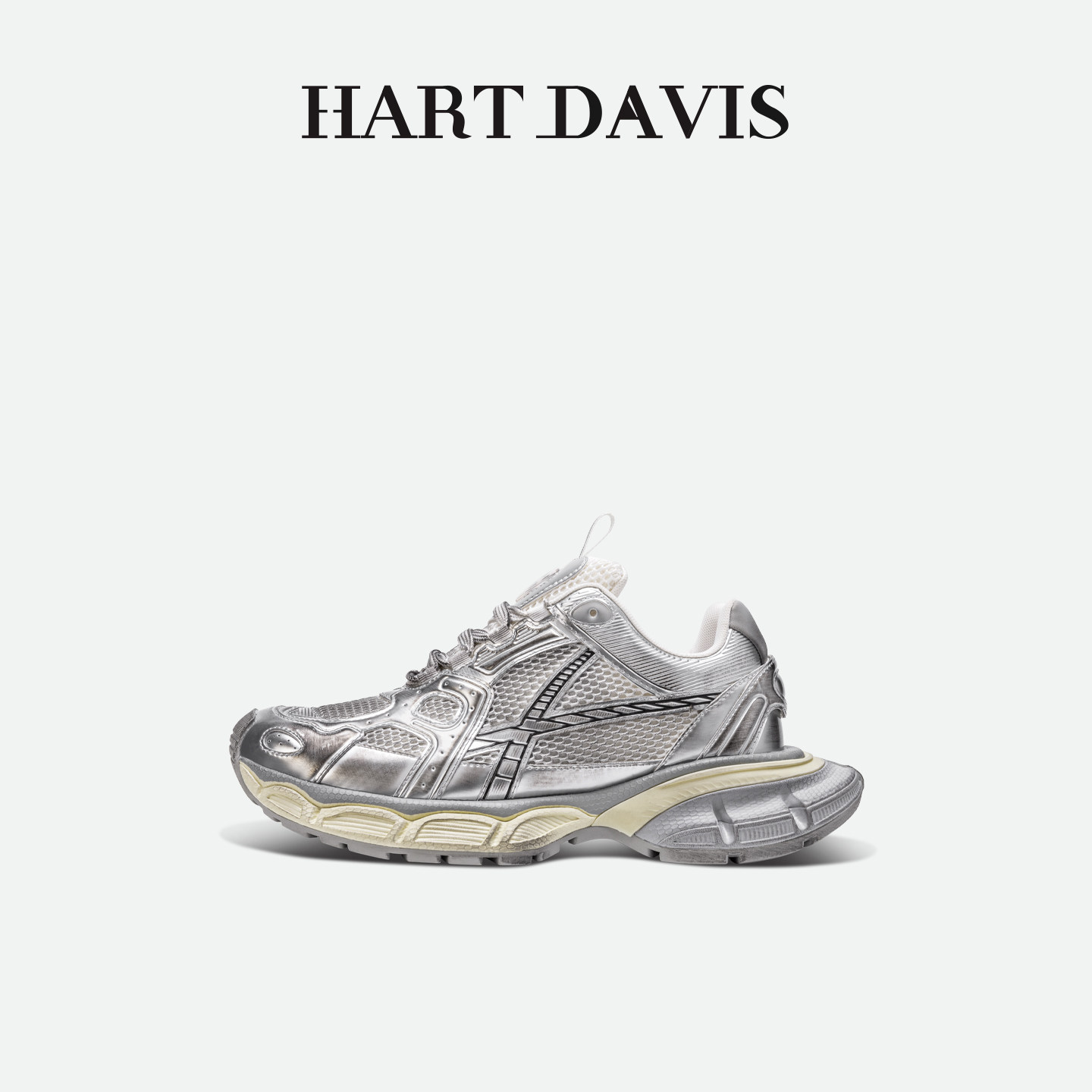 [Yuyang в том же стиле] обувь HART DAVIS Hurd Davis daddy для мужчин и женщин на толстой подошве бренда tide, старая и увеличенная в размерах.