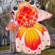 Goldfish childrens kite for adults only breeze easy to fly 2024 new large high-end adult Weifang large size