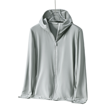 Trendy hooded loose uv protection sports sun protection clothing