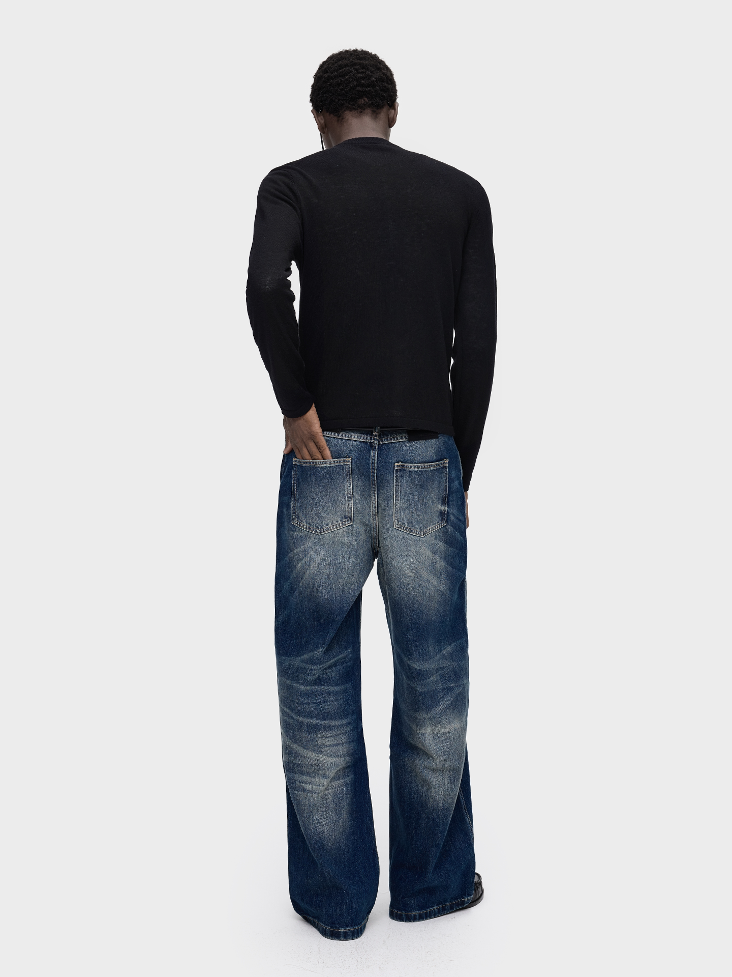 Slight Vogue Wool Braided Tie-Front Knit T-Shirt