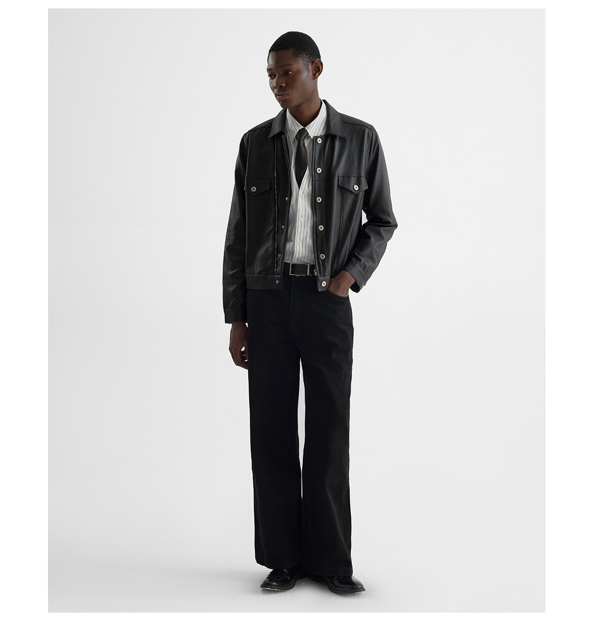 Slight Vogue Cropped Moto Jacket