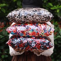 50pcs Hair Bands for Children Colorful Nylon Scrunchie Hair