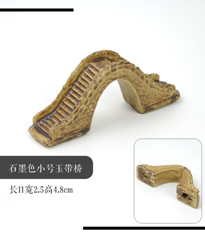 Trang trí hồ cá gốm trang trí nhỏ bể cá cảnh quan trang trí cầu nước gian hàng câu cá Weng hồ cá - Trang trí nội thất