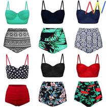 Women Swimwear Bikini Swimsuit Suit Sexy High Waist Swim 02