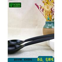 Watermelon digging spoon disposable spoon frosted rice spoon soup spoon porridge spoon individually packaged with paper towel plastic hard spoon