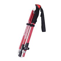 Trekking poles outdoor aluminum alloy light crutches hiking sticks crutches for the elderly activities are in full swing