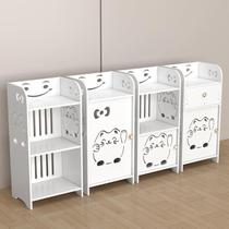 Simple modern bedside table mini storage cabinet multi-functional storage cabinet bedroom simple white bedside cabinet