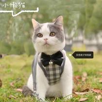 Cat leash cat leash summer breathable cat chain kitten cat leash anti-breakaway cat leash vest type c