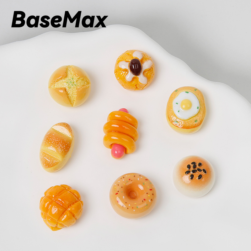 Basemax Crocs Accessories Cheesecake Cheese DIY Decorations Slipper Charms Shoe Charms Shoe Flowers Decoration Crocs