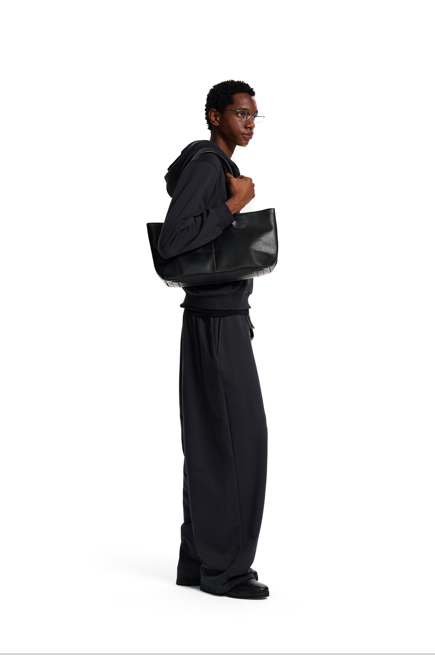 Loopsoon Wide-Leg Straight Sweatpants