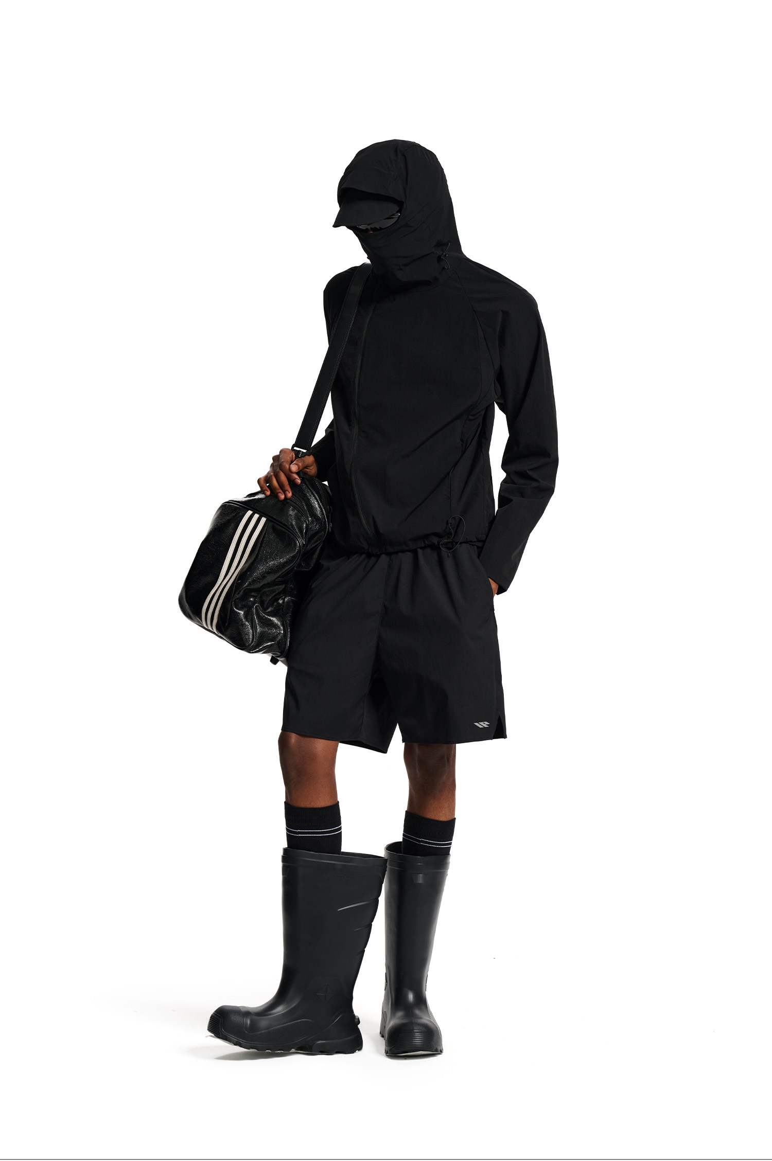 Loopsoon Hooded Diagonal Zip Jacket