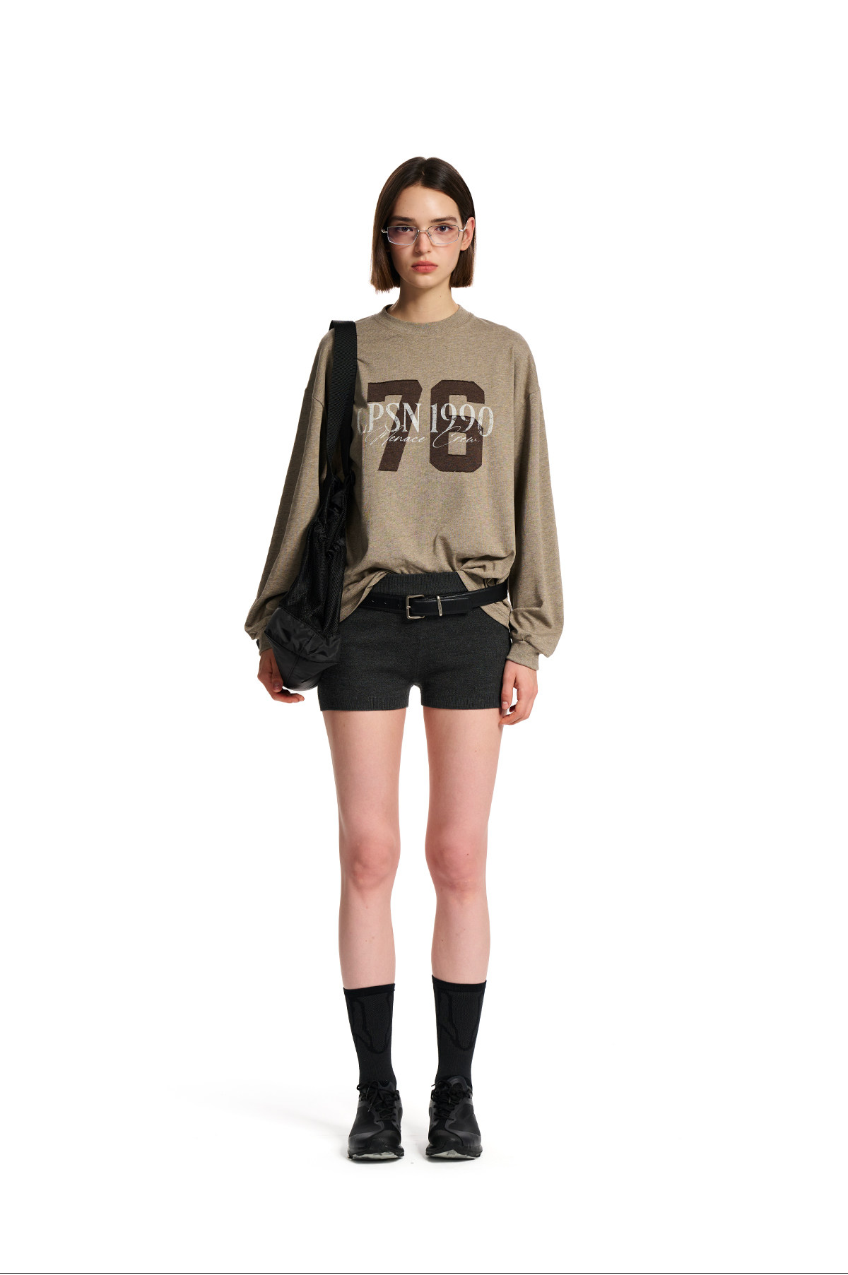 Loopsoon Layered Patch Long-Sleeve Tee