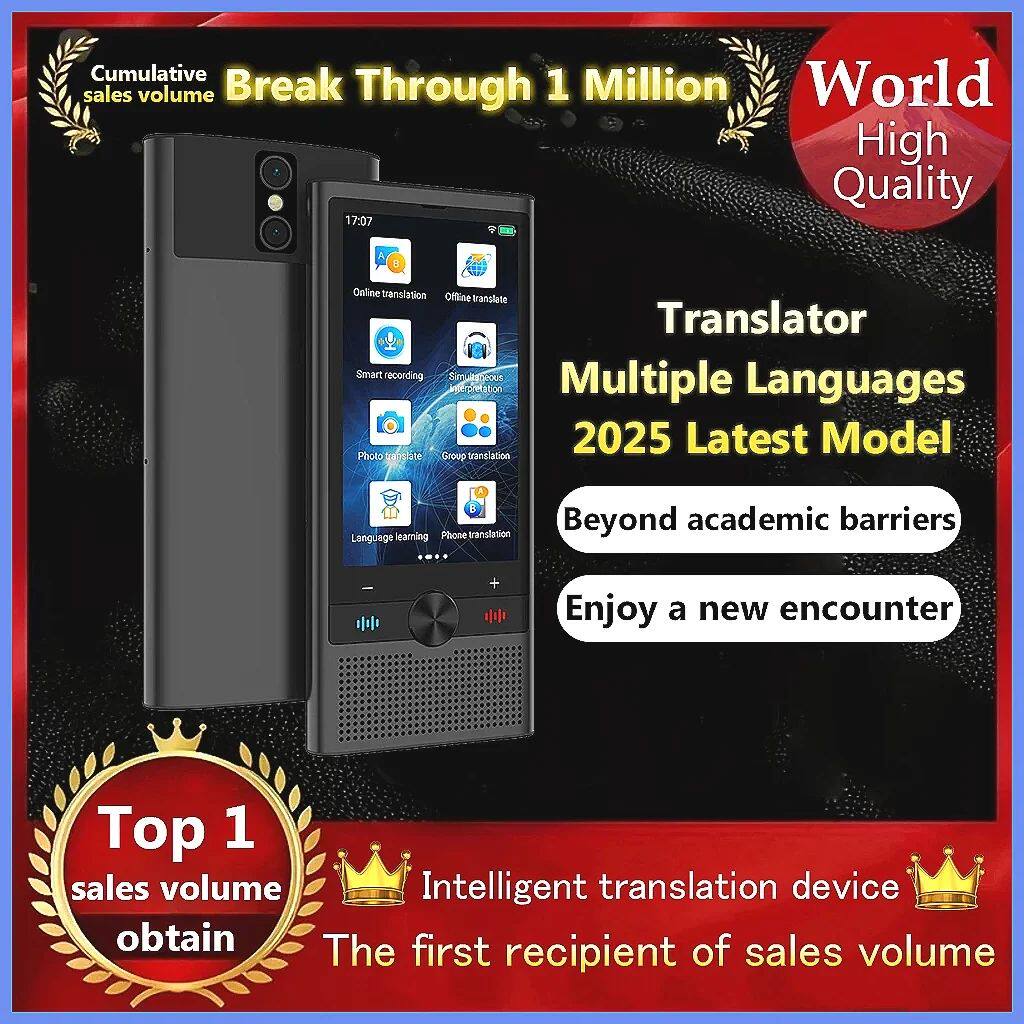 Language Translate Instrument Portable Language Translator Device 148 Languages Real-time