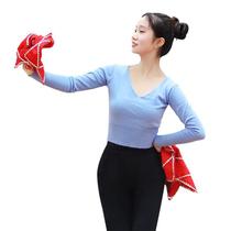 {Professional examination thickened linen yarn Northeast Yangko dance handkerchief flower pair of octagonal scarf two-person square dancer