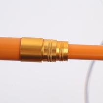 Life-saving summer pole leaf net pole multi-functional fiberglass flood control water salvage rescue adult telescopic life-saving