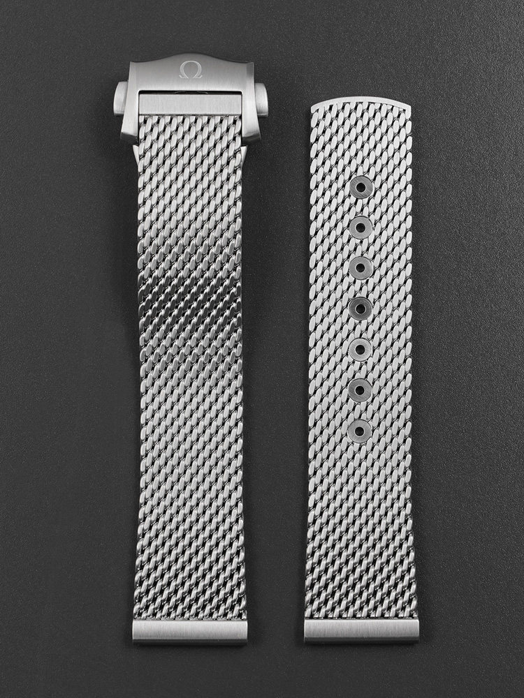 Suitable for Omega Seamaster 300 Watch Strap 007m Blue Steel Strap Speedmaster Invincible