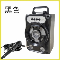 Portable square dance audio Bluetooth outdoor speaker high volume portable wooden subwoofer karaoke player U*