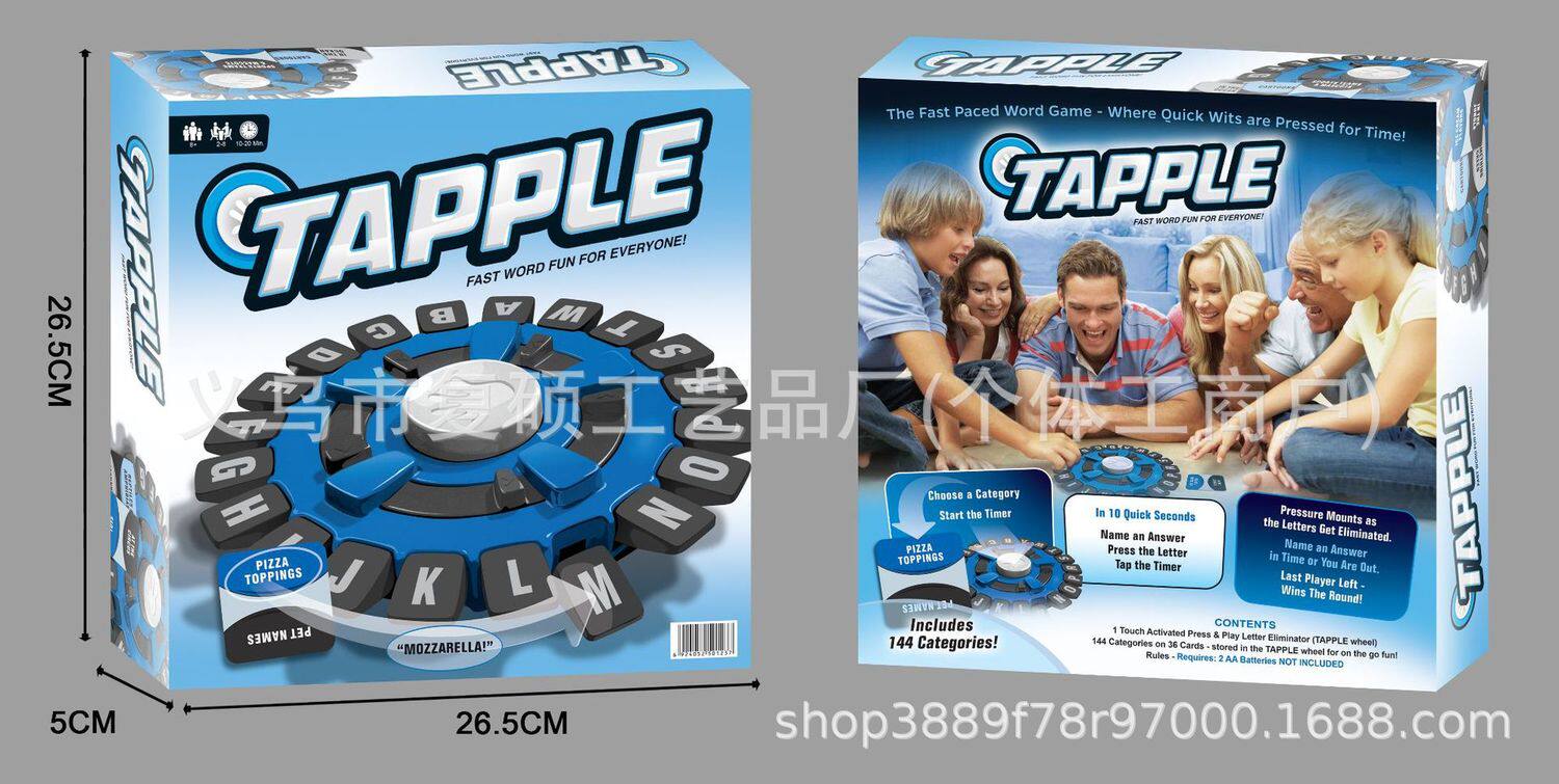 Игрушка 跨境funny tapple words game for children有趣的儿童单词游戏