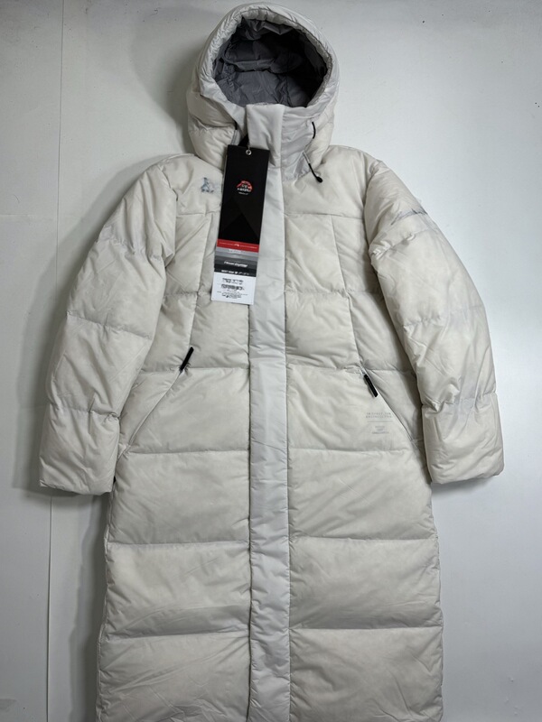 Outdoor Long down Jacket for Men and Women, Windproof and Warm Sportswear Jacket