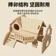 Hamster Hideout House, Winter Wooden House, Golden Hamster Sleeping Nest, Winter Wooden Small House, Suitable for All Seasons, Special for Landscaping