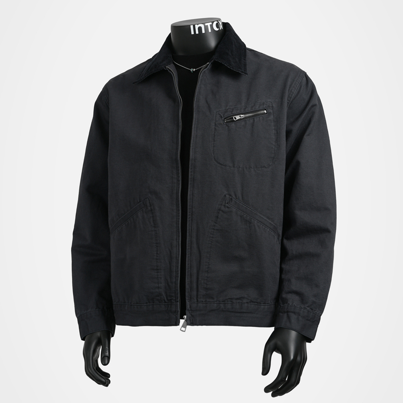 Intox丨Spring and Autumn Pure Cotton Lapel Patchwork American Style Solid Color Washed Vintage Casual Executive Jacket for Men Intox丨Spring and Autumn Pure Cotton Lapel Patchwork American Style Solid Color Washed Vintage Casual Executive Jacket for Men