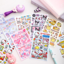 Three Lili Gull PET Stickers Cute Cartoon Transparent Waterproof Sticker Hand Ledger Material Sticker Hand Ledger Girl Hearts Paste