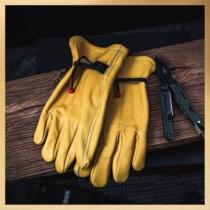 Cat Tiger Beast Leather Gloves Motorcycle Camping Outdoor Sports Motorcycle Riding Mountaineering Anti-Slip Work Protection Gardening