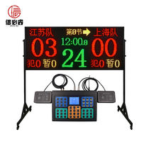 Symbri basketball game electronic scoreboard linked 24-second countdown timer wireless wall-mounted LED screen scorer S