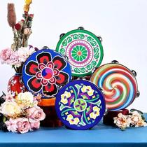 Adult dance tambourine childrens Orff percussion instrument hand drum kindergarten teacher tambourine ringing Dunhuang
