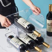 Refrigerator Red Wine Containing Shelf Home Insulation Cup Shelf Beer Drink Totransparent Acrylic Shelf can be superimposed